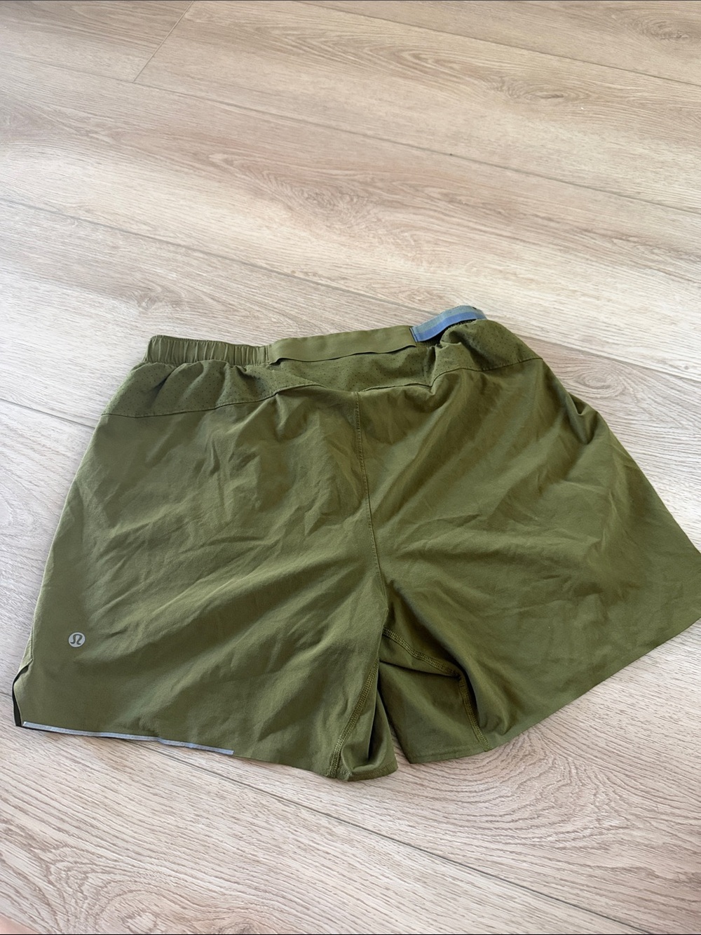 lululemon athletica Men's Olive Green Athletic Shorts
